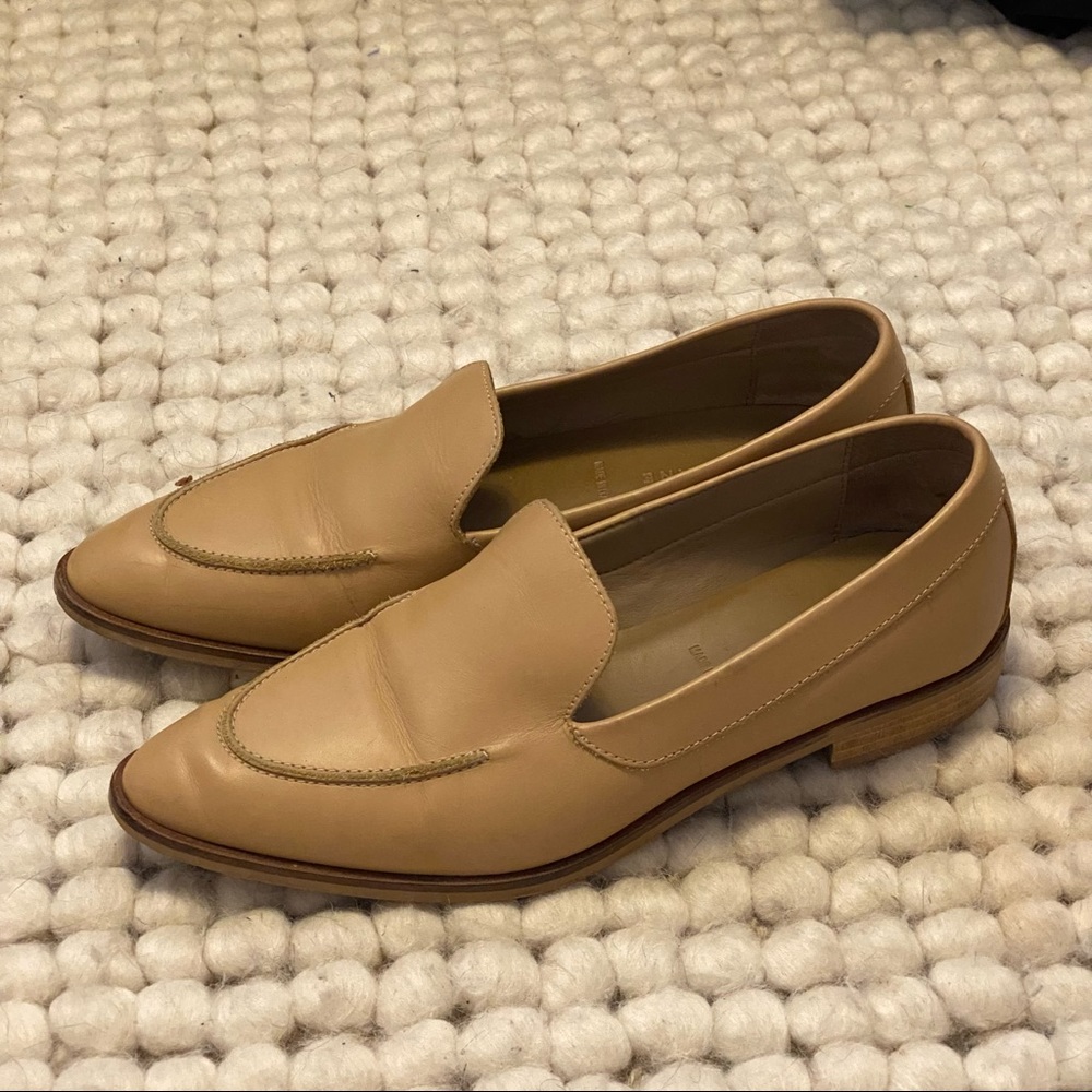 Everlane Brown Leather Pointed Loafer